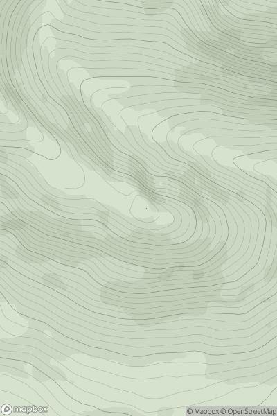 Thumbnail image for Meall a' Charra [Loch Duich to Cannich] showing contour plot for surrounding peak